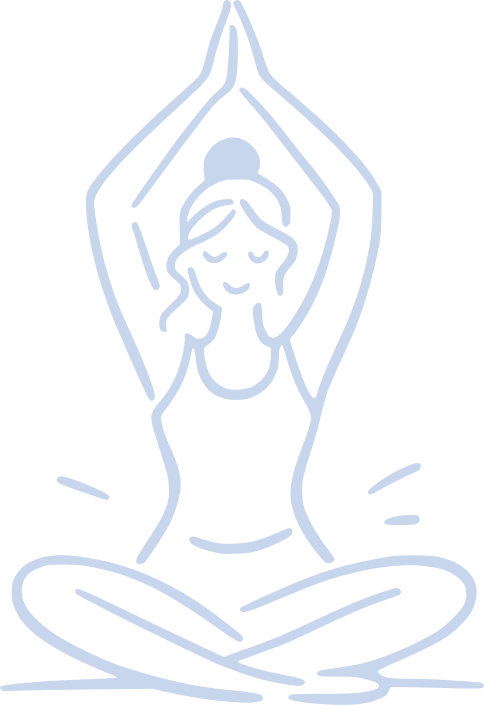 Illustration Harmony en bleu clair